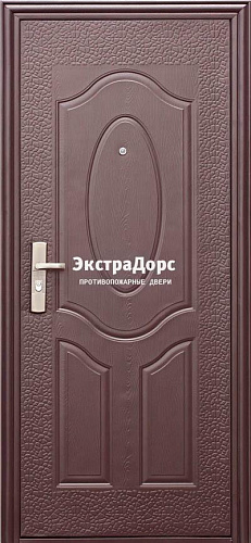 Дверь противопожарная утепленная металлическая глухая EI 30 с ламинатом